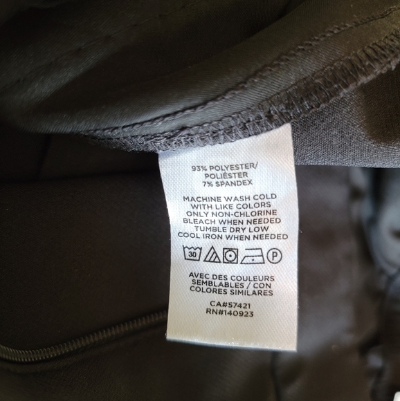 Loft Outlet Black High Rise Straight Cuffed Trouser Size S, Black - Picture 8 of 9